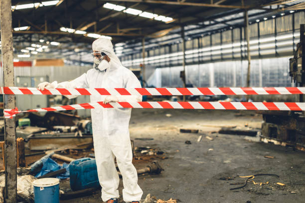 Professional Hoarding Cleanup technician working in Brillion, WI